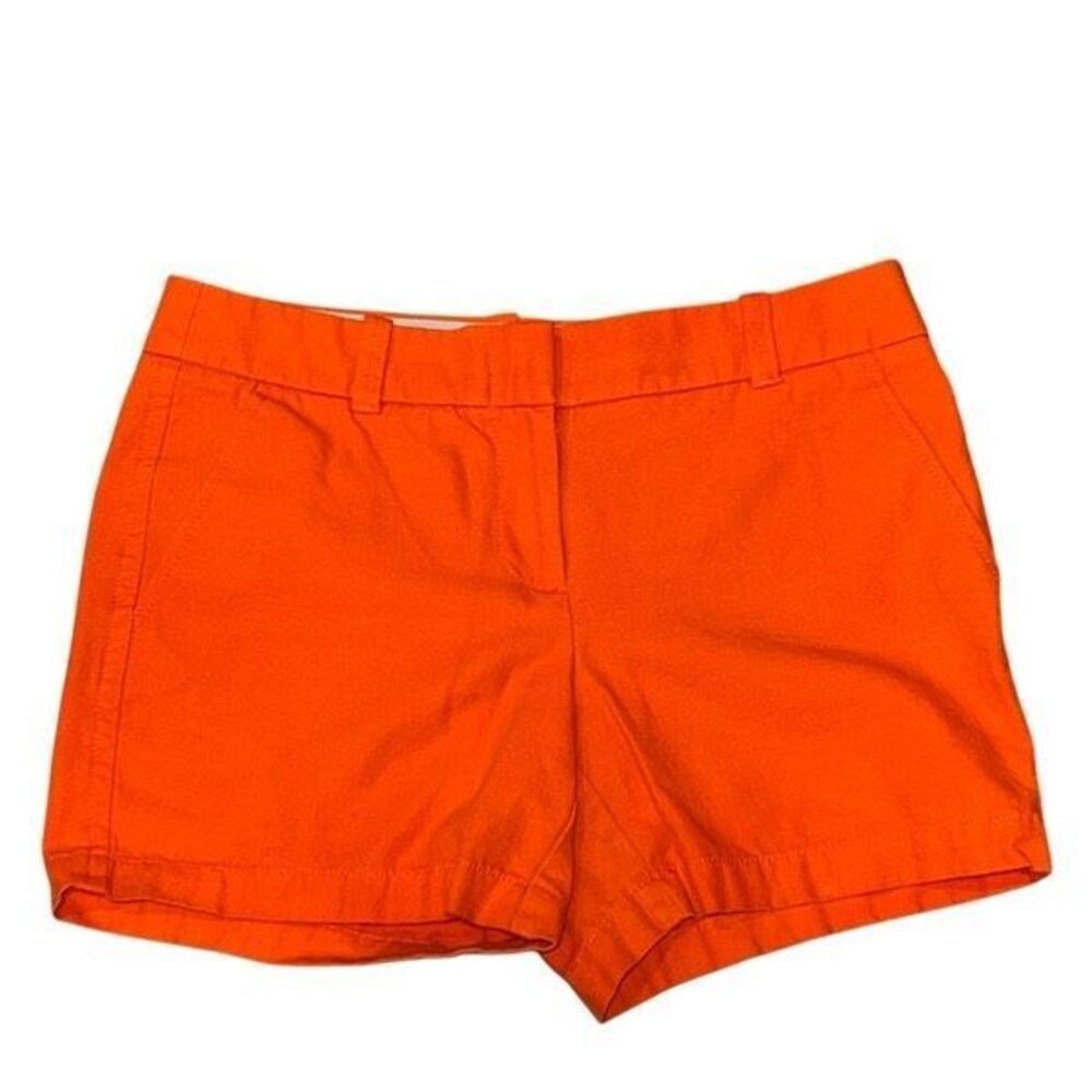 J. Crew Orange Size 0 Chino Dress Shorts 4.5" Inseam